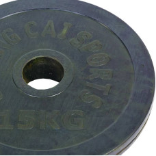 Диски обгумовані BioGym Shuang Cai Sports 15кг (d-52мм), код: TA-1448-15B-S52