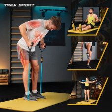 Набір резинок з еспандерами Trex Sport TX-050TSV чорний, код: 5902308237339