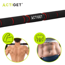 Турнік розсувний Actiget 62-100 см Black/Red, код: ACT0167