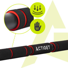 Турнік розсувний Actiget 62-100 см Black/Red, код: ACT0167