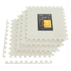Мат-пазл (ластівчин хвіст) Cornix Mat Puzzle EVA 1200x1200x10 мм, кремовий, код: XR-0231