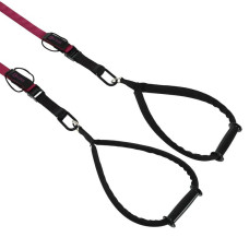 Петлі тренувальні функціональний тренажер Ezous Suspension Strap (rip 60) чорний-фіолетовий, код: P-07
