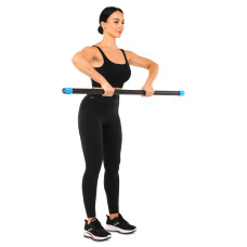 Бодібар Zelart Body Bar 7 кг, чорний-синій, код: FI-4780-7