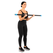 Бодібар Zelart Body Bar 7 кг, чорний-синій, код: FI-4780-7