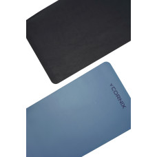 Килимок для йоги та фітнесу Cornix PU 1830x680x4 мм, синій, код: XR-0319