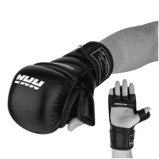 Рукавички для MMA PowerPlay чорні XL, код: PP_3026_XL_Black