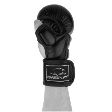 Рукавички для MMA PowerPlay чорні XL, код: PP_3026_XL_Black