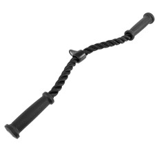 Канат гнучка тяга для трицепса з подвійним хватом Highq Sport SC-801569 72см чорний, код: SC-801569