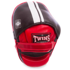 Лапа вигнута ліва для боксу та єдиноборств Twins 27x20x10см, чорний, 1шт, код: PML14_BK-S52