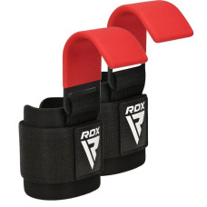 Гаки для тяги на зап"ястя RDX W5 Gym Hook Strap Red Plus, код: WAN-W5R+