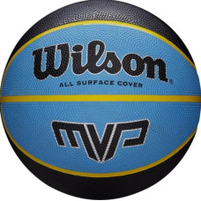 М'яч баскетбольний Wilson MVP 295, розмір 7, чорний-синій, код: 887768756703