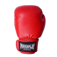 Боксерські рукавиці PowerPlay червоні 12 унцій, код: PP_3004_12oz_Red