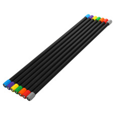 Бодібар Zelart Body Bar 6 кг, чорний-фіолетовий, код: FI-4780-6