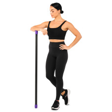 Бодібар Zelart Body Bar 6 кг, чорний-фіолетовий, код: FI-4780-6