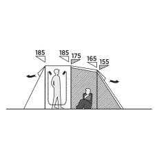 Намет чотиримісний Easy Camp Hamra 4 (120494), код: 931570-SVA