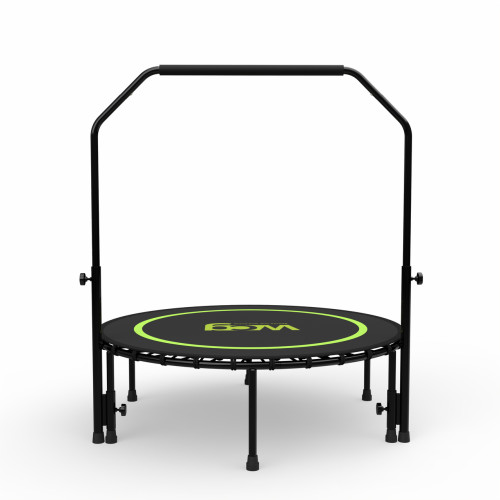 Фітнес-батут для тренувань з ручкою WCG Rebound 1500x1500 мм, чорний, код: W-1001-IF