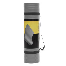 Килимок (мат) спортивний 4Fizjo NBR 180 x 60 x 1 см для йоги та фітнесу Grey (P-5907739317087), код: P-5907739317087