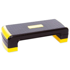 Степ-платформа FitGo 820x300x100-200 мм чорний-бірюзовий, код: FI-1572_BKT-S52