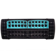 Степ-платформа FitGo 820x300x100-200 мм чорний-бірюзовий, код: FI-1572_BKT-S52