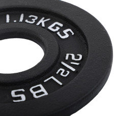 Диски сталеві пофарбовані Standart 50мм, 1,13 кг, сірий, код: SC-80103-2_5LB