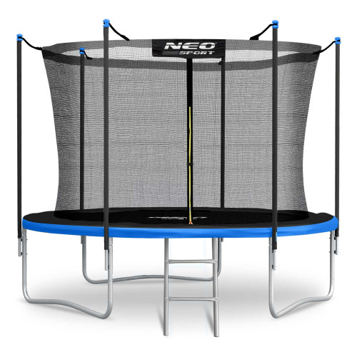 Батут Neo-Sport NS-06W241 з зовнішньою сіткою 6 футів 183 см, чорно-синій, код: NS-06W241-IN
