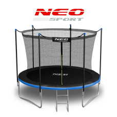 Батут Neo-Sport NS-06W241 з зовнішньою сіткою 6 футів 183 см, чорно-синій, код: NS-06W241-IN