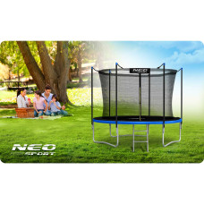 Батут Neo-Sport NS-06W241 з зовнішньою сіткою 6 футів 183 см, чорно-синій, код: NS-06W241-IN