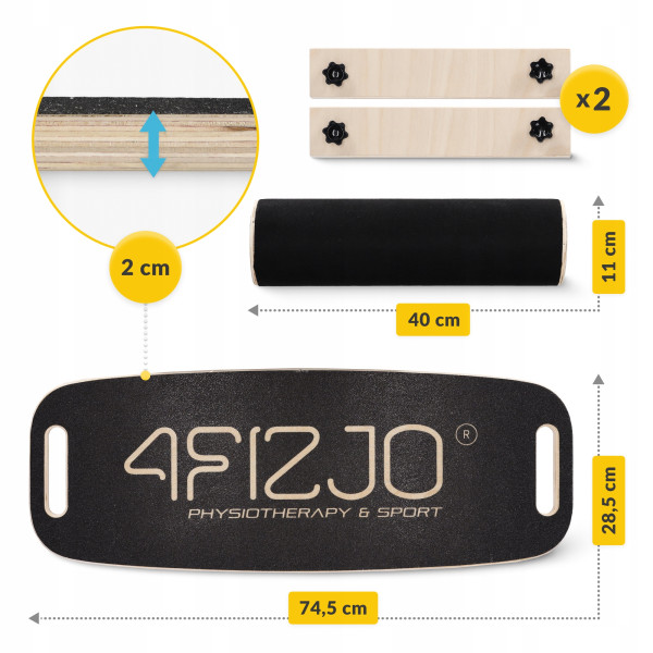 Балансувальна дошка (балансборд) 4Fizjo Balance Board код: P-5905973404693