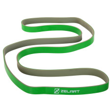 Гума петля для підтягувань та тренувань стрічка силова Zelart Power Loop 191г, салатовий, код: FI-5439-3