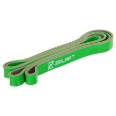 Гума петля для підтягувань та тренувань стрічка силова Zelart Power Loop 191г, салатовий, код: FI-5439-3