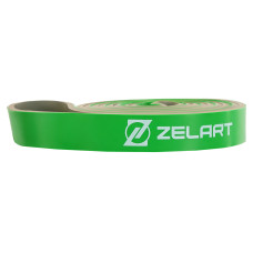 Гума петля для підтягувань та тренувань стрічка силова Zelart Power Loop 191г, салатовий, код: FI-5439-3
