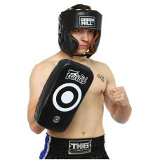 Пади для тайського боксу Тай-педи Fairtex 370x190x100 мм, 1 шт, чорний-синій, код: BO-3890_BKBL