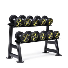 Стійка гантельна 2-х ярусна Fitnessport на 5 пар, код: 10265-AX