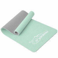Килимок для йоги та фітнесу PowerPlay TPE Premium Performance Mat (183x61x0.6 см.), м'ятний, код: PP_4150_Mint
