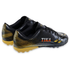 Сороконіжки футбольні Tika розмір 44 (28см), чорний-золотий, код: 2001-1_44BKY