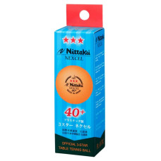 М'ячі для настільного тенісу Nittaku Nexcel 40+ 3 *, код: 371-TTN