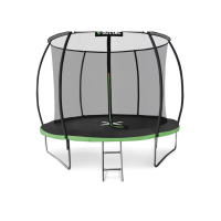 Батут Outtec Premium 12ft (374см) чорно-зелений з внутрішньою сіткою, код: 5907766665878
