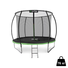 Батут Outtec Premium 12ft (374см) чорно-зелений з внутрішньою сіткою, код: 5907766665878