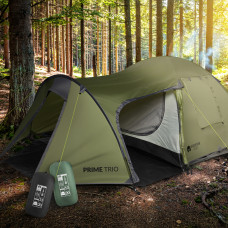 Намет туристичний Mountain Goat Prime Trio 3-місний Olive, код: P-5905973406574