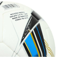 М"яч футбольний Soccermax Hybrid №5 PU білий-синій, код: FB-4378-S52