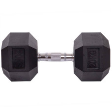 Гантель цільна шестигранна Zelart 1х20кг, код: TA-2679-20-S52