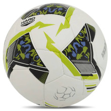 М"яч футбольний Soccermax Сrystal №5 PU, білий-салатовый, код: FB-4168_WLG