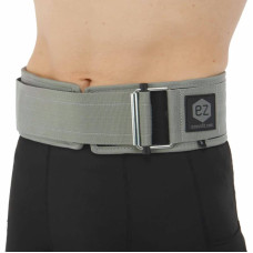 Пояс атлетичний посилений регульований Ezous Quick Locking Weightliting Belt розмір M, сірий, код: O-02_M