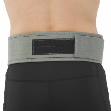 Пояс атлетичний посилений регульований Ezous Quick Locking Weightliting Belt розмір M, сірий, код: O-02_M