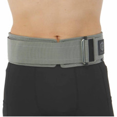 Пояс атлетичний посилений регульований Ezous Quick Locking Weightliting Belt розмір M, сірий, код: O-02_M