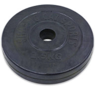 Диски обгумовані BioGym Shuang Cai Sports 2,5кг (d-30мм), код: TA-1442-2_5S-S52