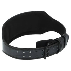 Пояс атлетичний шкіряний Fistrage 2XL, чорний, код: VL-4163_2XL
