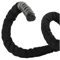 Канат для кроссфіту в захисному рукаві Zelart Battle Rope 6м, чорний, код: FI-5719-6