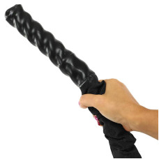Канат для кроссфіту в захисному рукаві Zelart Battle Rope 6м, чорний, код: FI-5719-6