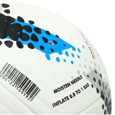 М"яч футбольний Soccermax Hybrid №5 PU, білий-синій, код: FB-4361_WBL